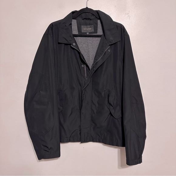 Banana Republic Men’s Nylon Club Zip Jacket size XL black - Picture 1 of 6
